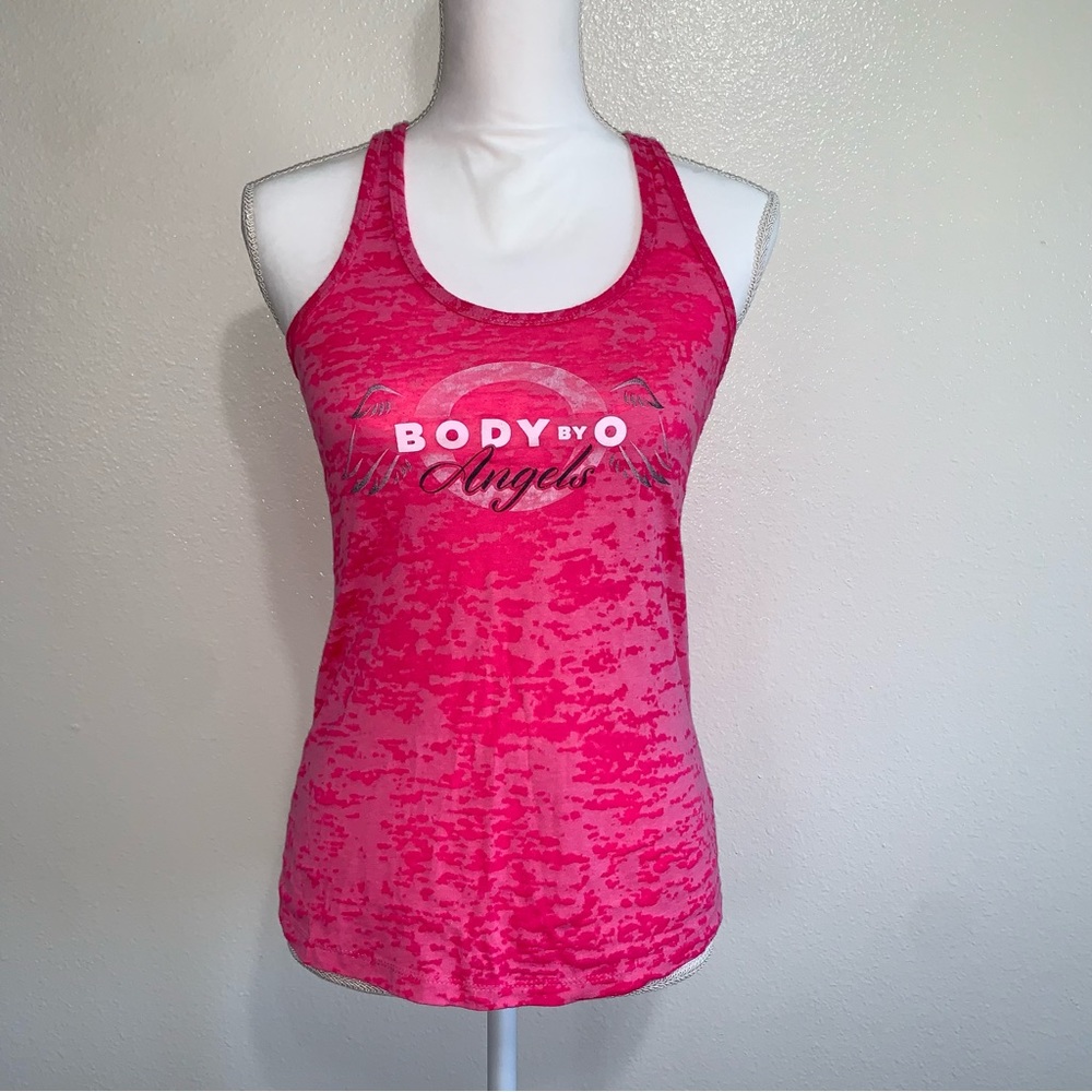 Body by O pink tank top
